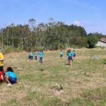 Crianças celebram o Dia da Árvore realizando plantios em Morro da Fumaça