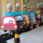 Alunos da Escola Olívio Recco realizam atividades educativas na Semana Nacional do Trânsito