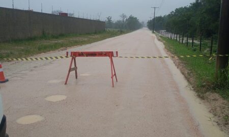 Morro da Fumaça registra pontos de alagamento