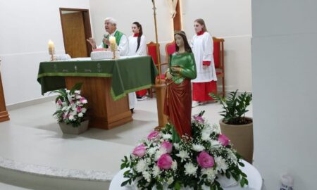 Bairro Jussara segue programação da padroeira Santa Luzia