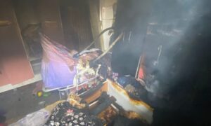Incêndio destrói parcialmente casa no Bairro Jussara