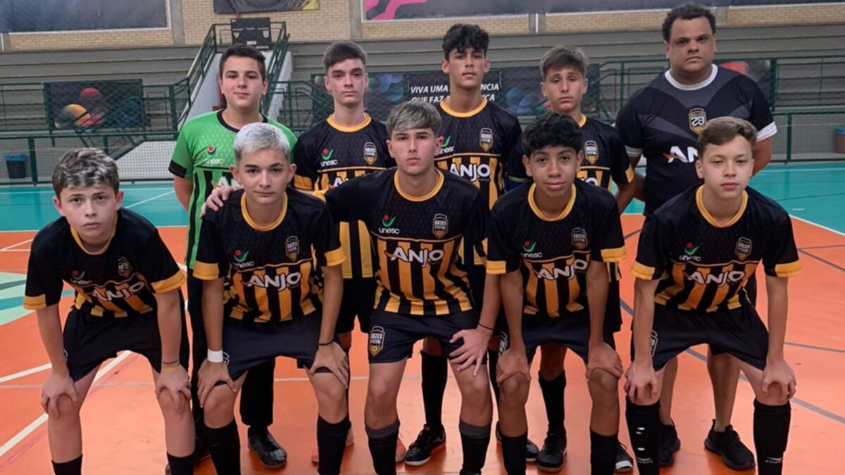 Equipe sub-14 de Morro da Fumaça se classifica para final do Campeonato Anjos do Futsal