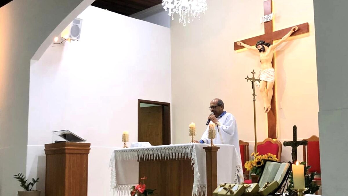 Fiéis da Capela Santa Luzia lamentam morte de Haroldo Mendes