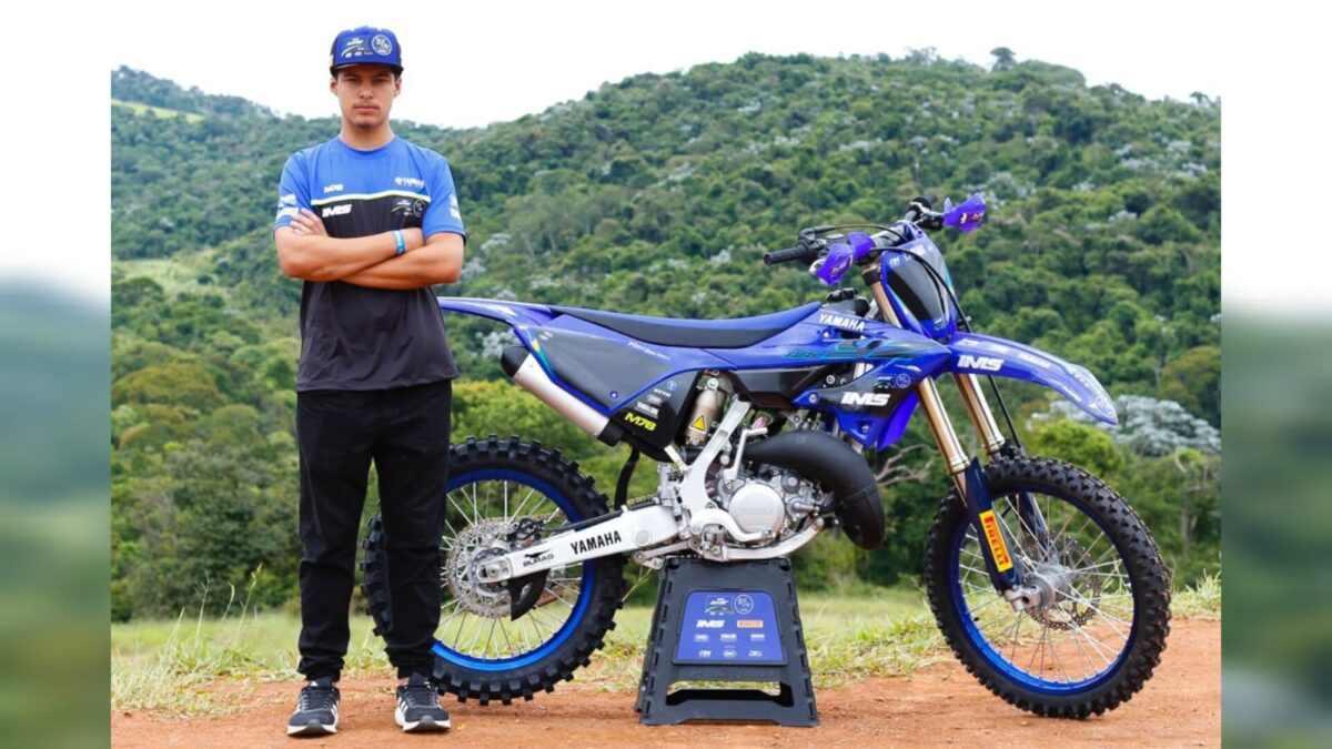 Piloto fumacense é classificado pela Yamaha para Campeonato Brasileiro de Motocross