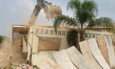 Demolição do antigo prédio da Escola Vicente Guollo marca início de novo ciclo para alunos e professores fumacenses