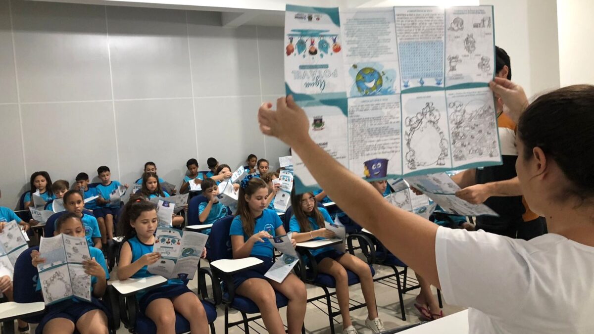 Semana da água envolve mais de 270 alunos da Rede Municipal de Ensino