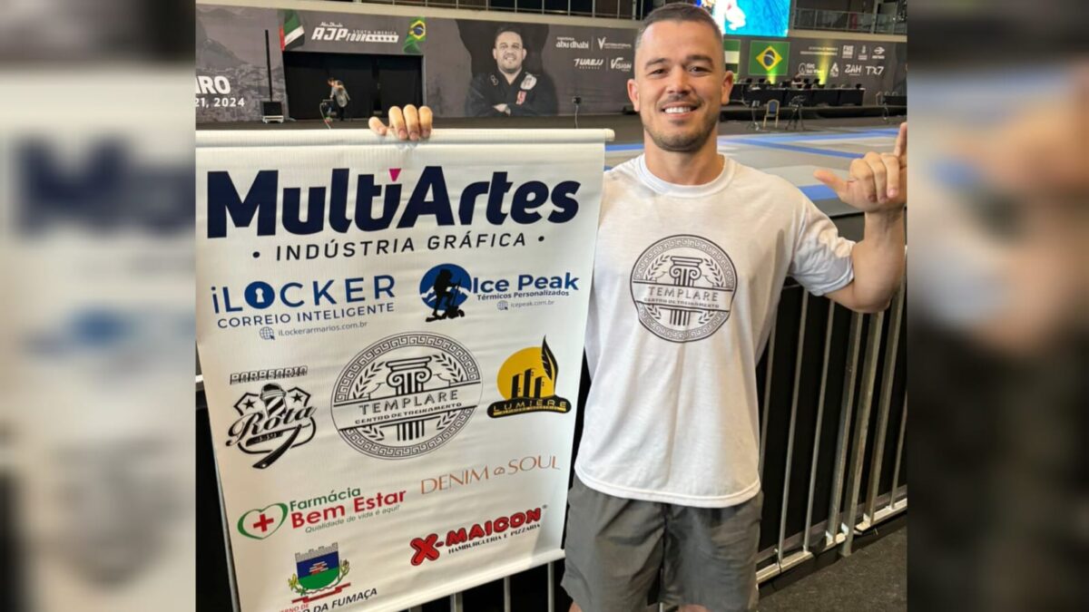 Atleta de Morro da Fumaça busca vaga no Grand Slam de Jiu-Jitsu