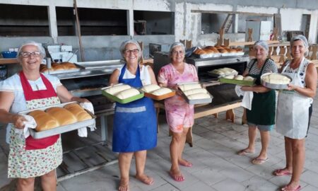 Comunidade do Balneário Esplanada segue trabalhando para finalizar Salão Paroquial