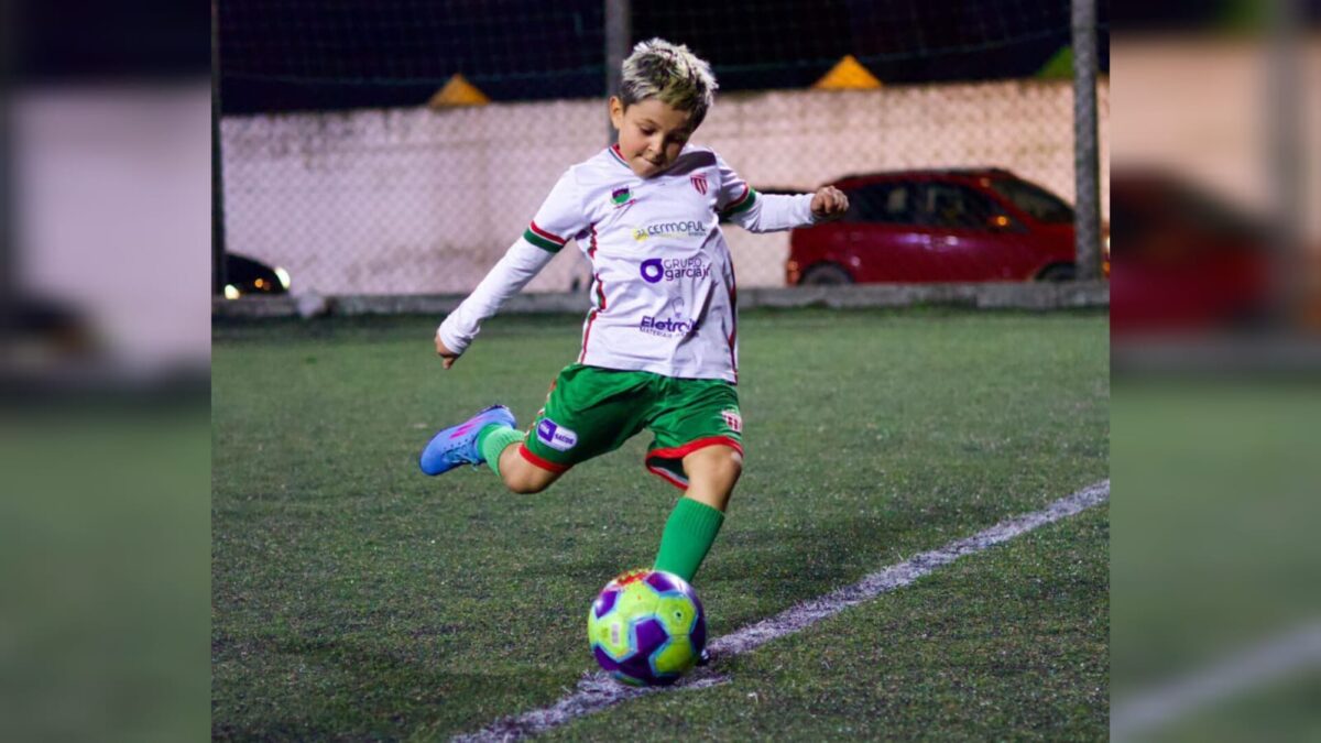 Atleta do Rui Barbosa passa em seletiva do Criciúma Esporte Clube