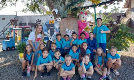 Alunos da Escola Zuleima Búrigo Guglielmi visitam a Toca do Coelho