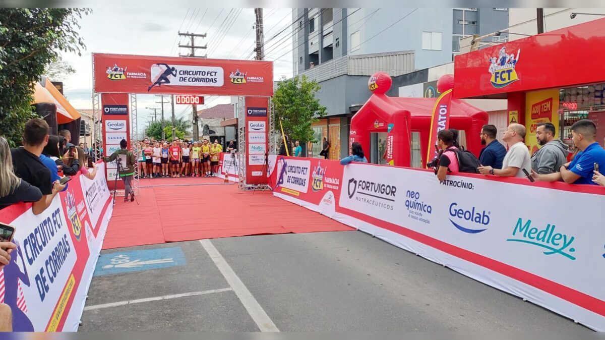 Circuito FCT de Corridas mobiliza 300 atletas em Morro da Fumaça