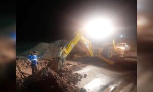 Rompimento de adutora compromete abastecimento de água