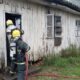 Casa é atingida por incêndio no centro de Morro da Fumaça