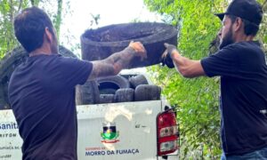 Governo de Morro da Fumaça promove campanha de descarte consciente de pneus