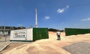 Iniciada instalação do canteiro de obras da nova sede da Cermoful