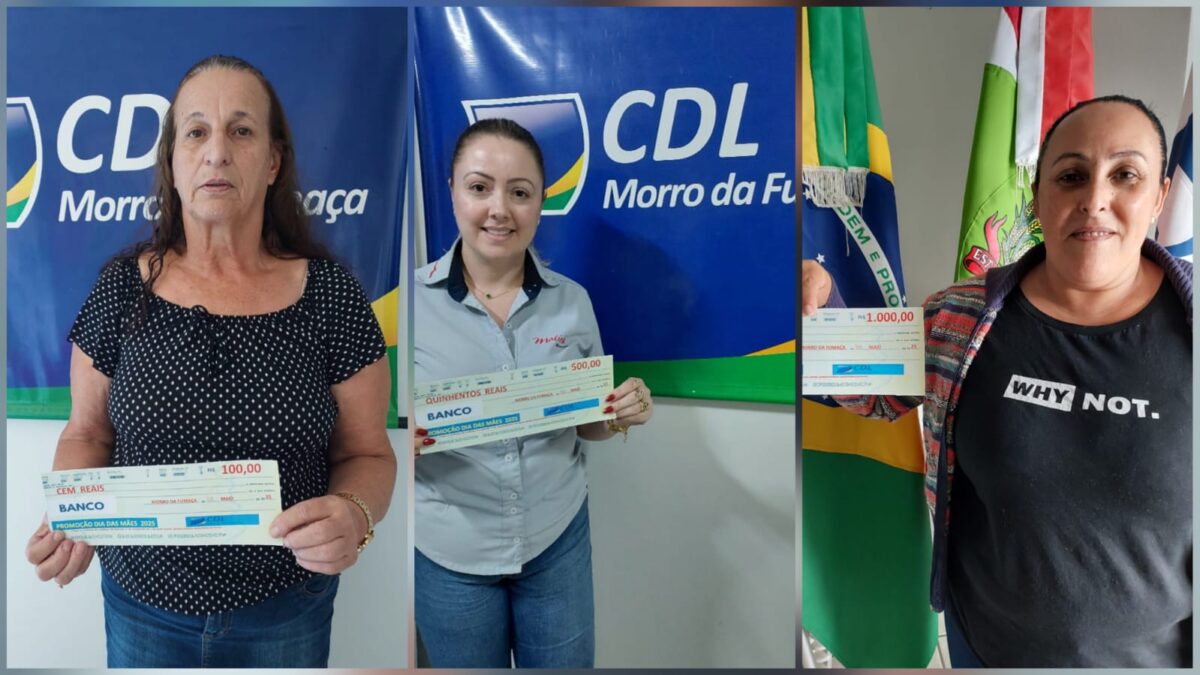 Promoção de Dia das Mães da CDL premia cinco consumidoras com vale-compras