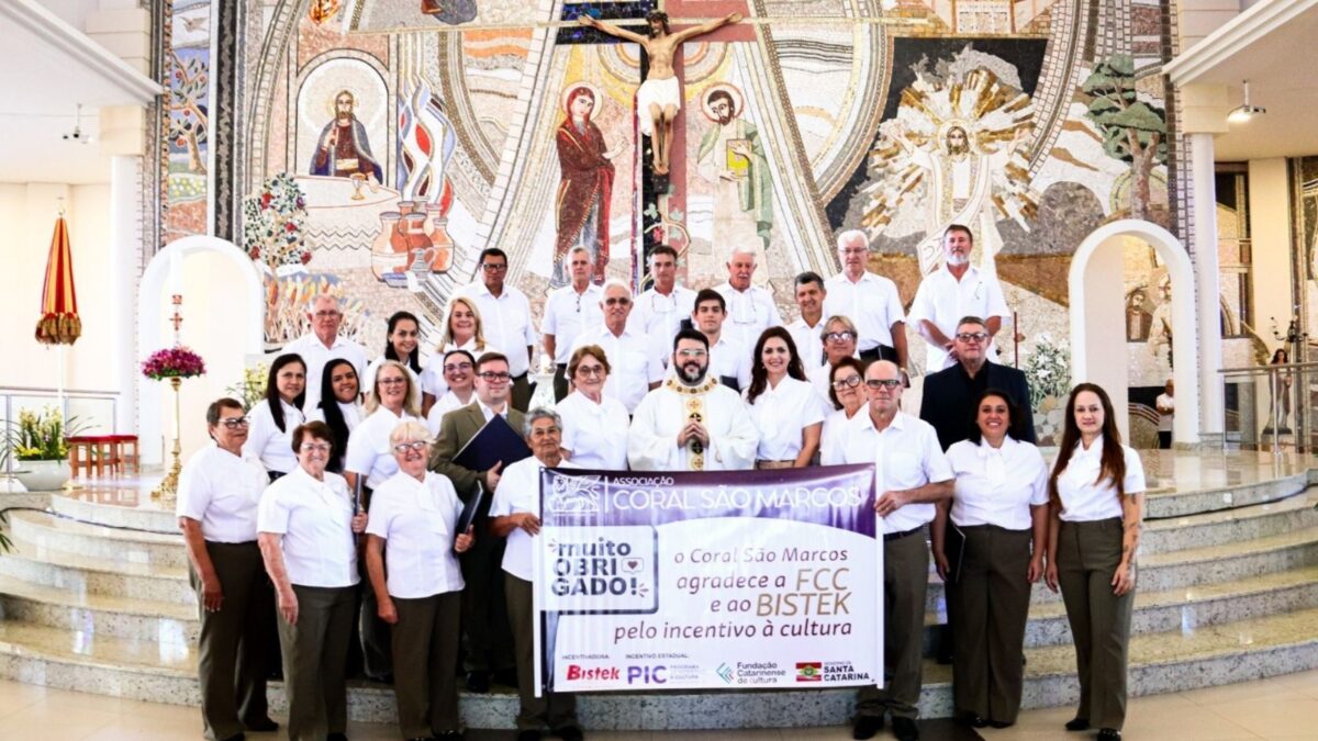 Coral São Marcos se apresenta neste domingo na Igreja Matriz São Roque
