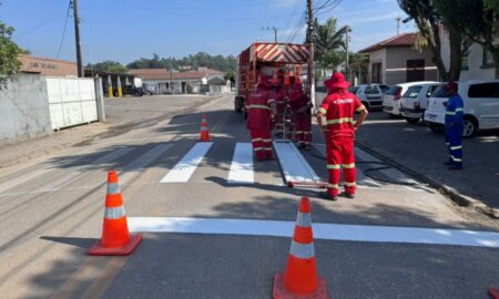 Trânsito: Revitalização de sinalização horizontal interdita ruas da área central nesta terça e quarta-feira