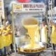 Tombo da polenta marca abertura oficial da 13ª Maggiofest em Morro da Fumaça