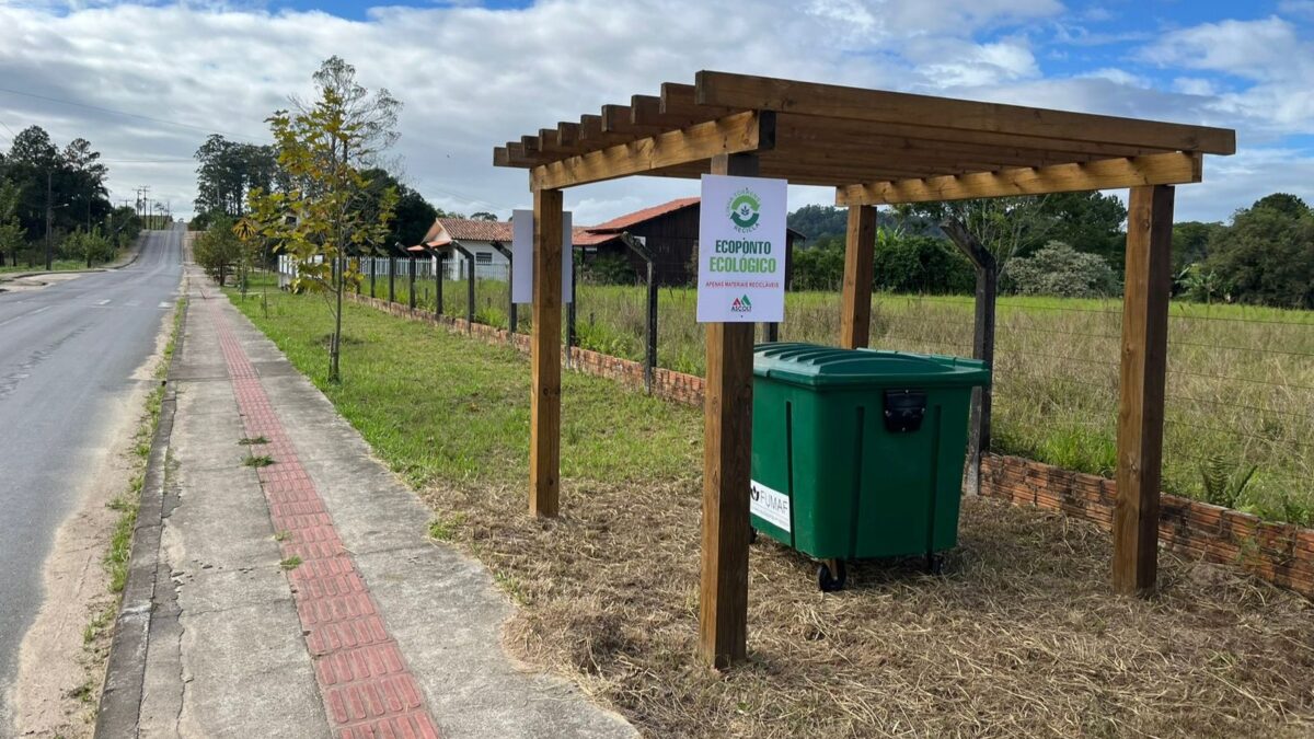 Associação de Moradores de Linha Torrens implanta mais um Ponto Ecológico
