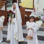 Missa com as Crianças reúne fiéis e tem homenagem à Nossa Senhora