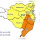 Rajadas de vento entre a tarde de quarta (28) e a quinta-feira (29)
