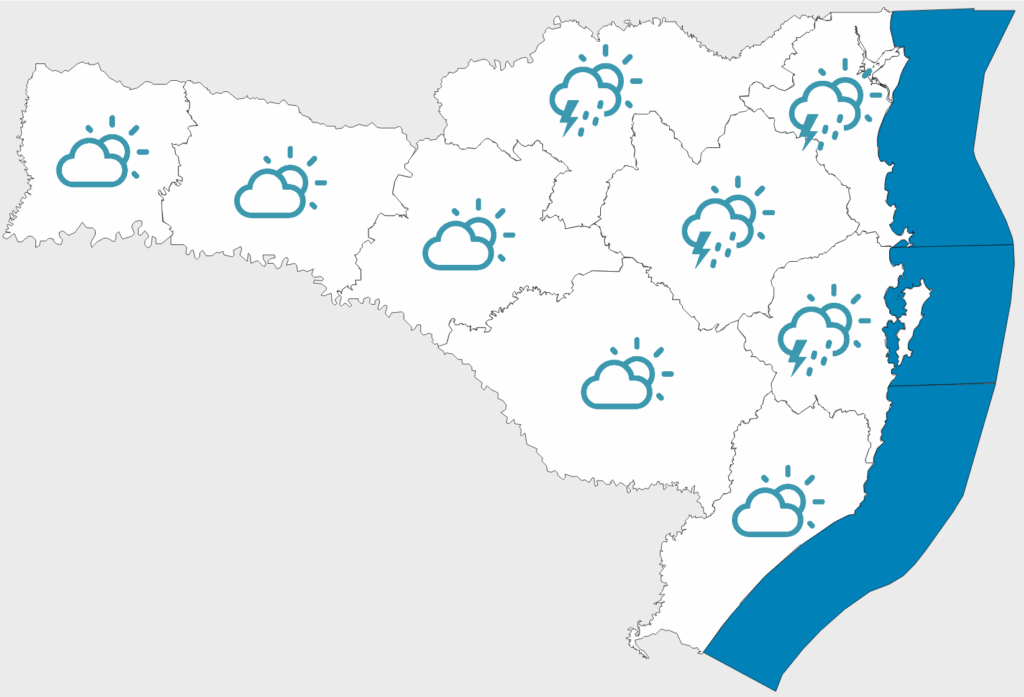 Confira a previsão do tempo para esta segunda-feira (30)