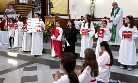 Missa com as Crianças homenageia o Sagrado Coração de Jesus