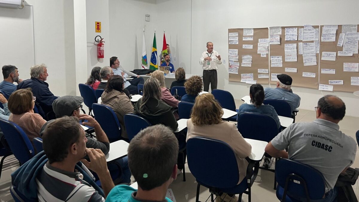 Agricultores fumacenses participam de reunião de Planejamento Plurianual da Epagri e Departamento de Agricultura