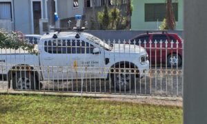 Carro do Google Street View é visto em Morro da Fumaça nesta segunda-feira