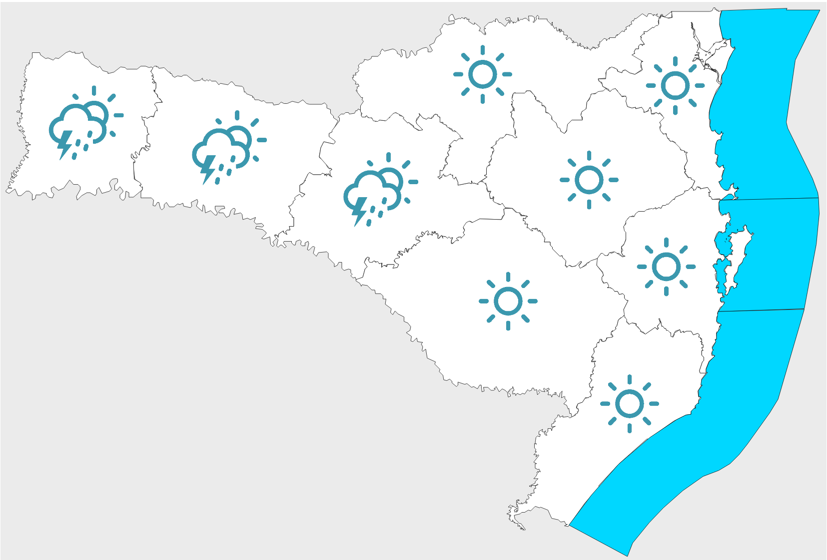 Confira a previsão do tempo para esta quarta-feira (25)