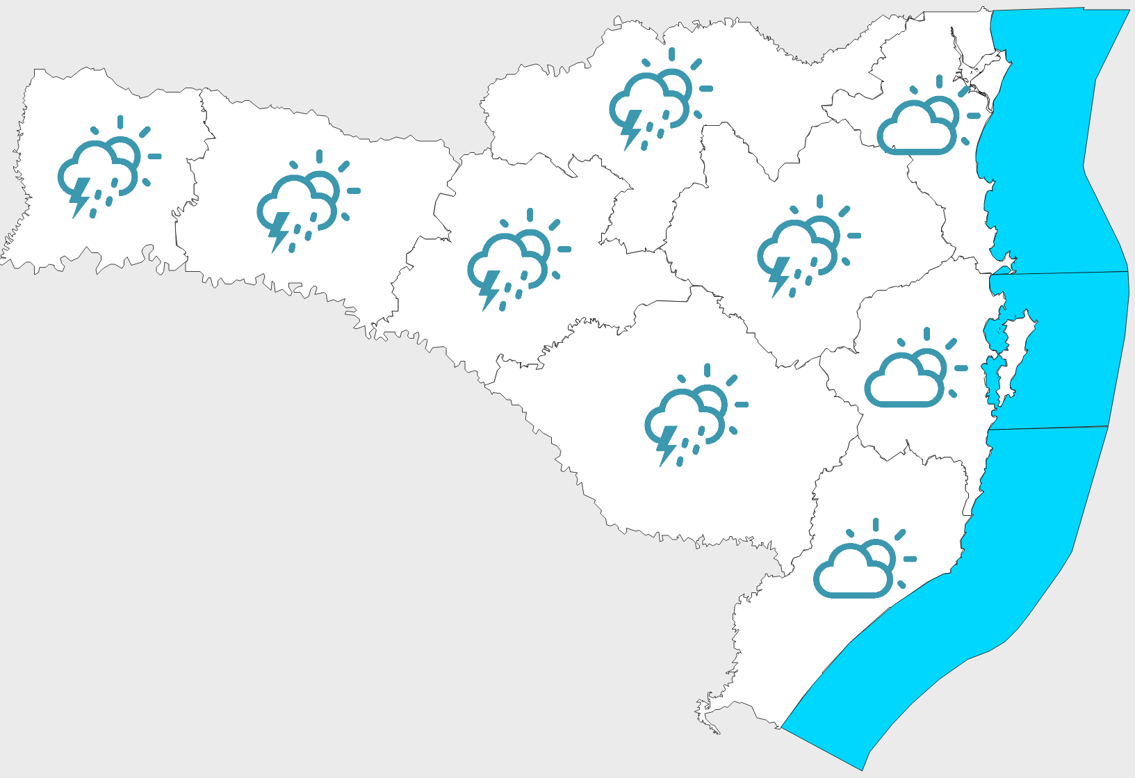 Confira a previsão do tempo para esta segunda-feira (2)