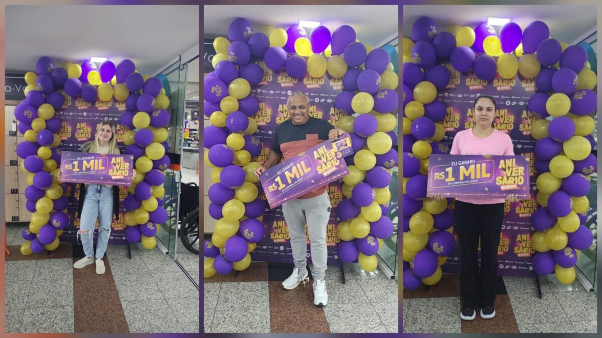 Aniversário Giassi tem segundo sorteio e premia mais seis clientes