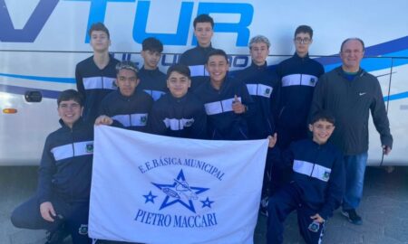 Primeira escola municipal fumacense no vôlei dos Jesc, Escola Pietro Maccari estreia com vitória