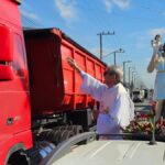 Festa em honra a São Cristóvão e São José Operário reúne fiéis e motoristas no Bairro Naspolini