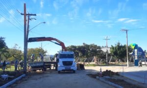 Cermoful realiza desligamento programado para finalizar substituição de mais de 20 postes na região central de Morro da Fumaça
