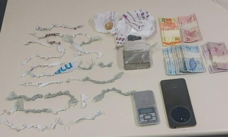 Polícia Militar prende traficante e apreende grande quantidade de drogas