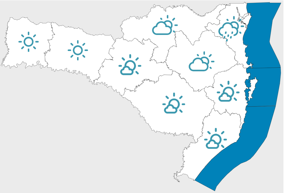 Confira a previsão do tempo para esta quarta-feira (2)