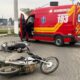 Colisão entre motos deixa duas pessoas feridas no bairro Jussara