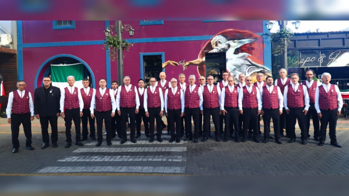 Coral Peregrinos da Montanha celebra 47 anos de história e tradição em Nova Veneza