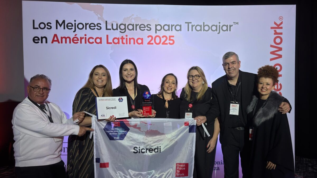 Sicredi é reconhecido como uma das Melhores Empresas para Trabalhar na América Latina pelo GPTW LATAM 2025