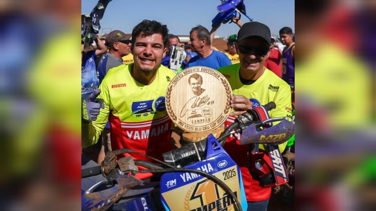 Piloto fumacense Kauã Formentin Vieira é campeão Brasileiro de Motocross
