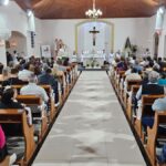 Mina Fluorita celebra oito anos de dedicação da Capela Nossa Senhora Aparecida e do altar em honra a Santa Gertrudes