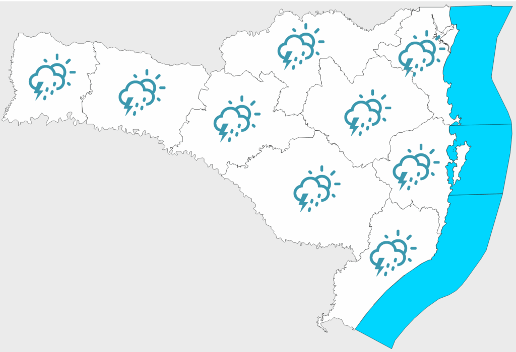 Confira a previsão do tempo para este sábado (20)