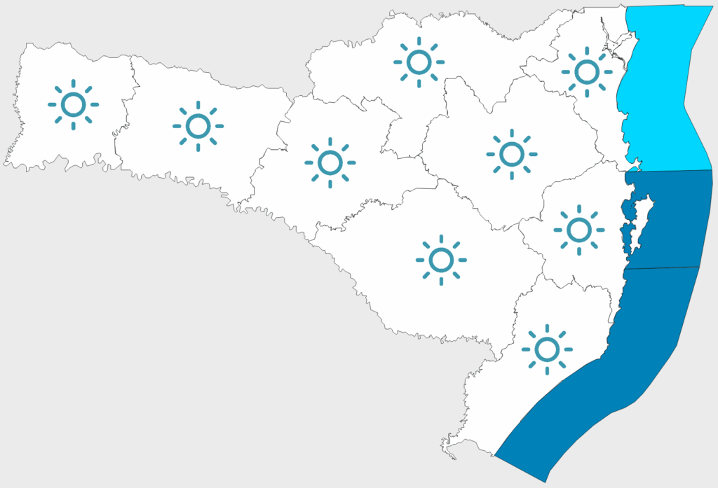 Confira a previsão do tempo para esta terça-feira (23)
