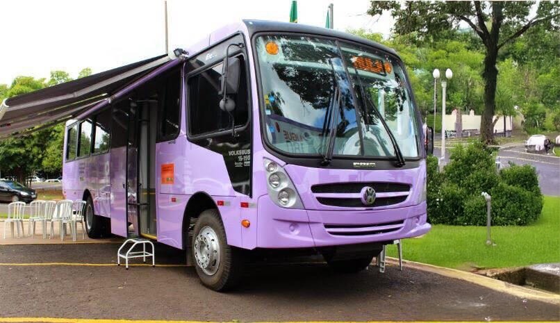 Ônibus Lilás chega a Morro da Fumaça nesta sexta-feira