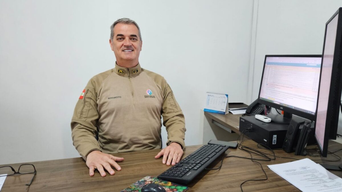 Subtenente Emerson Miyamoto deixa o comando da Polícia Militar de Morro da Fumaça