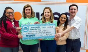 Troco Solidário do Giassi Supermercados beneficia Associação Mãos do Bem com mais de R$ 2 mil