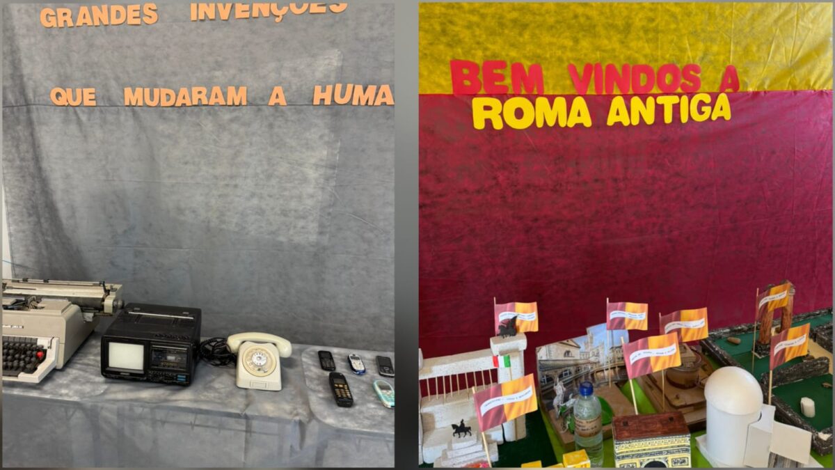 Colégio Interação promove Feira Cultural com o tema “Viagem no Tempo”
