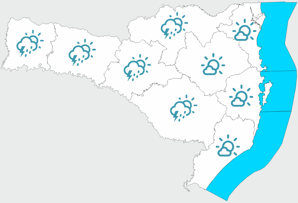 Confira a previsão do tempo para esta segunda-feira (29)